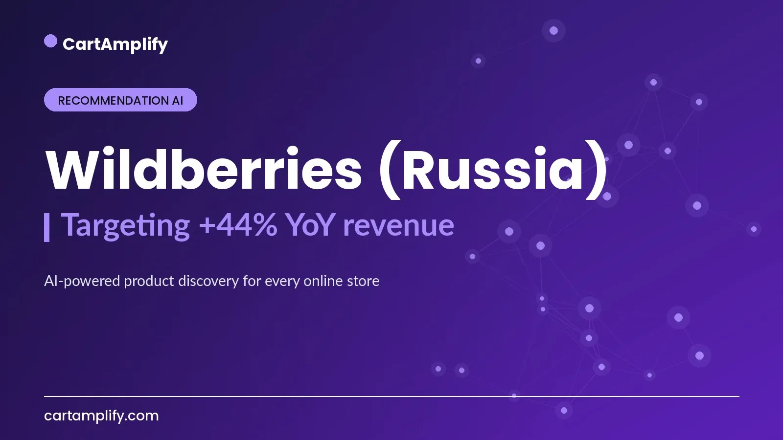 Wildberries (Russia) — Recommendation AI case study cover for the CartAmplify blog