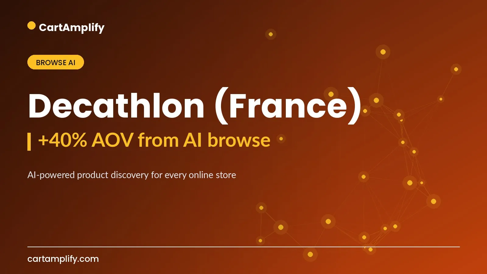 Decathlon (France) — Browse AI case study cover for the CartAmplify blog
